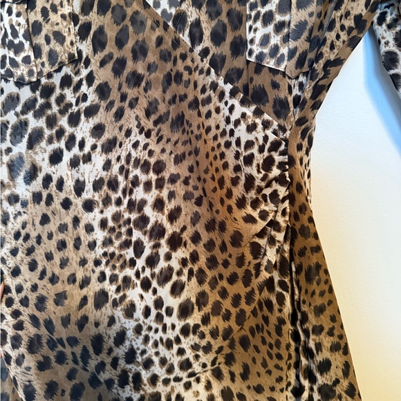 Animal Print Faux Wrap Top - Picture 10 of 10